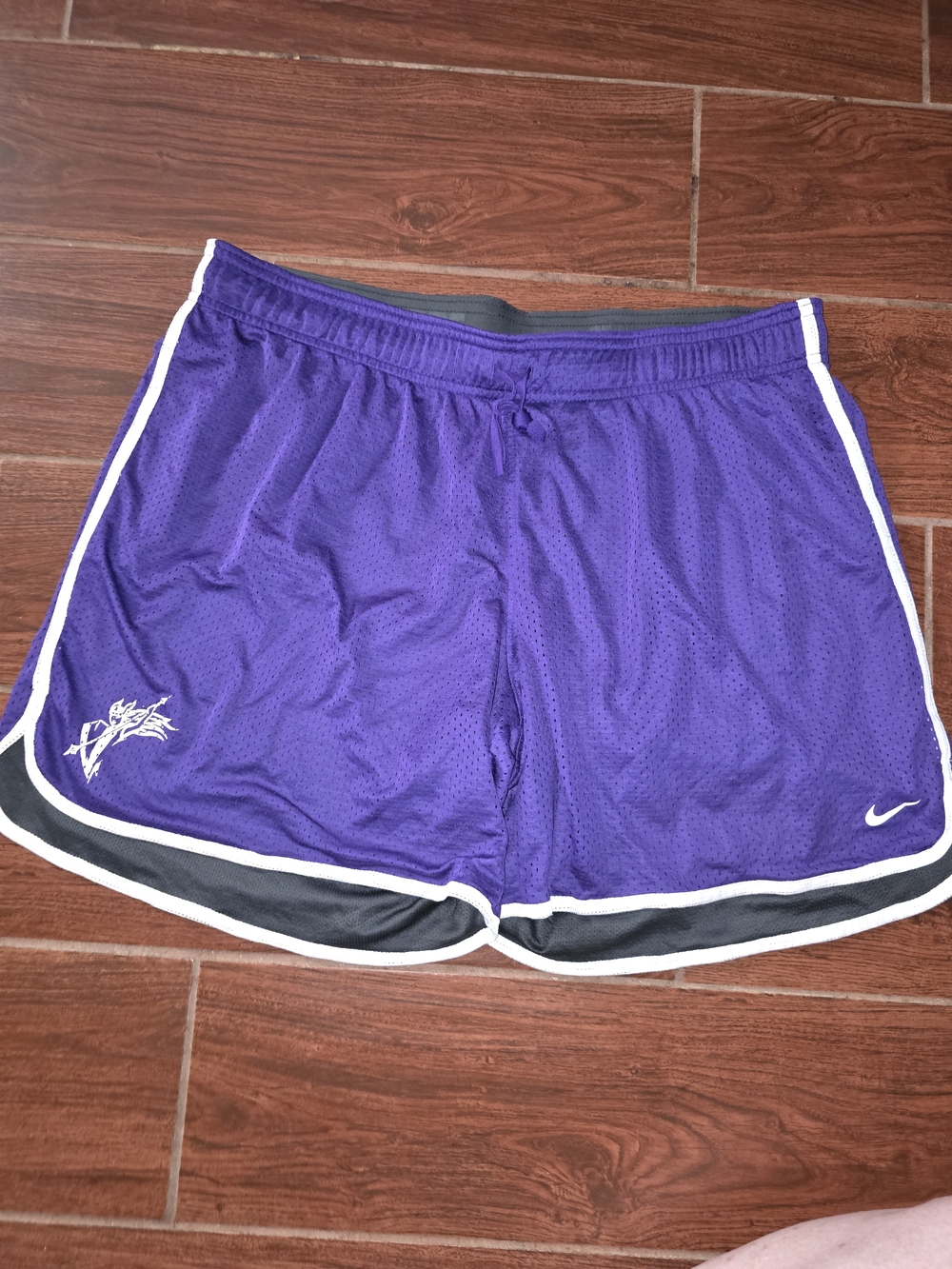 Purple Nike Athletic Mesh Shorts